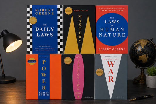 Robert Greene 6 Books Collection Set (Mastery, The Laws of Human Nature, The Daily Laws & 3 More) Paperback ISBN: 9780453812474